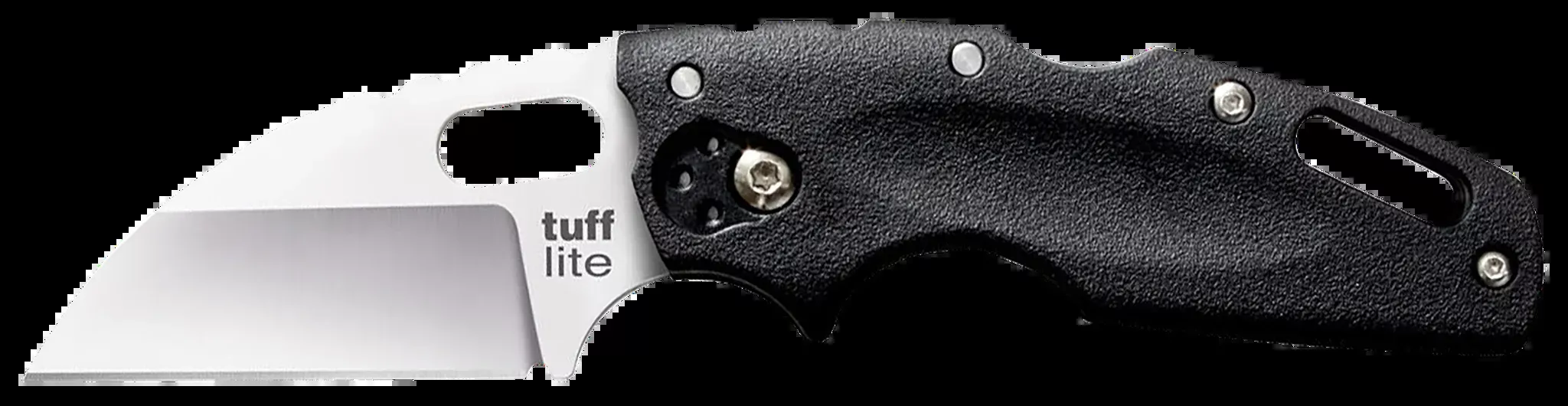 Tuff Lite 2.50" Folding Sheepsfoot Plain Blade Knife - Black