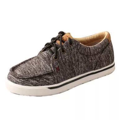 TWISTED X Kid's Kicks Dark Grey Casual Shoe (YCA0004)