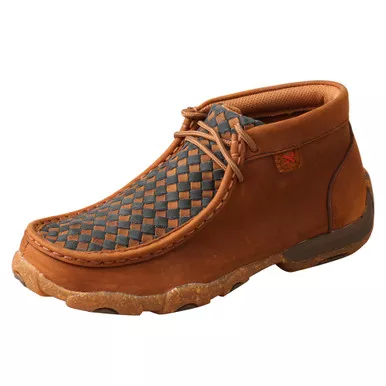 TWISTED X Kid's Oiled Saddle/Midnight Chukka Driving Moc (YDM0046)