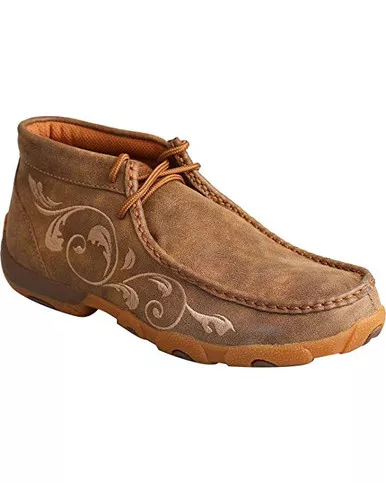 TWISTED X Womens Driving Bomber Moccasins (WDM0041)
