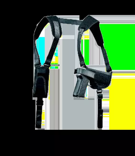 Uncle Mike's Pro-Pak Horizontal Shoulder 3.25-3.75" Med/Lg Auto Nylon Black