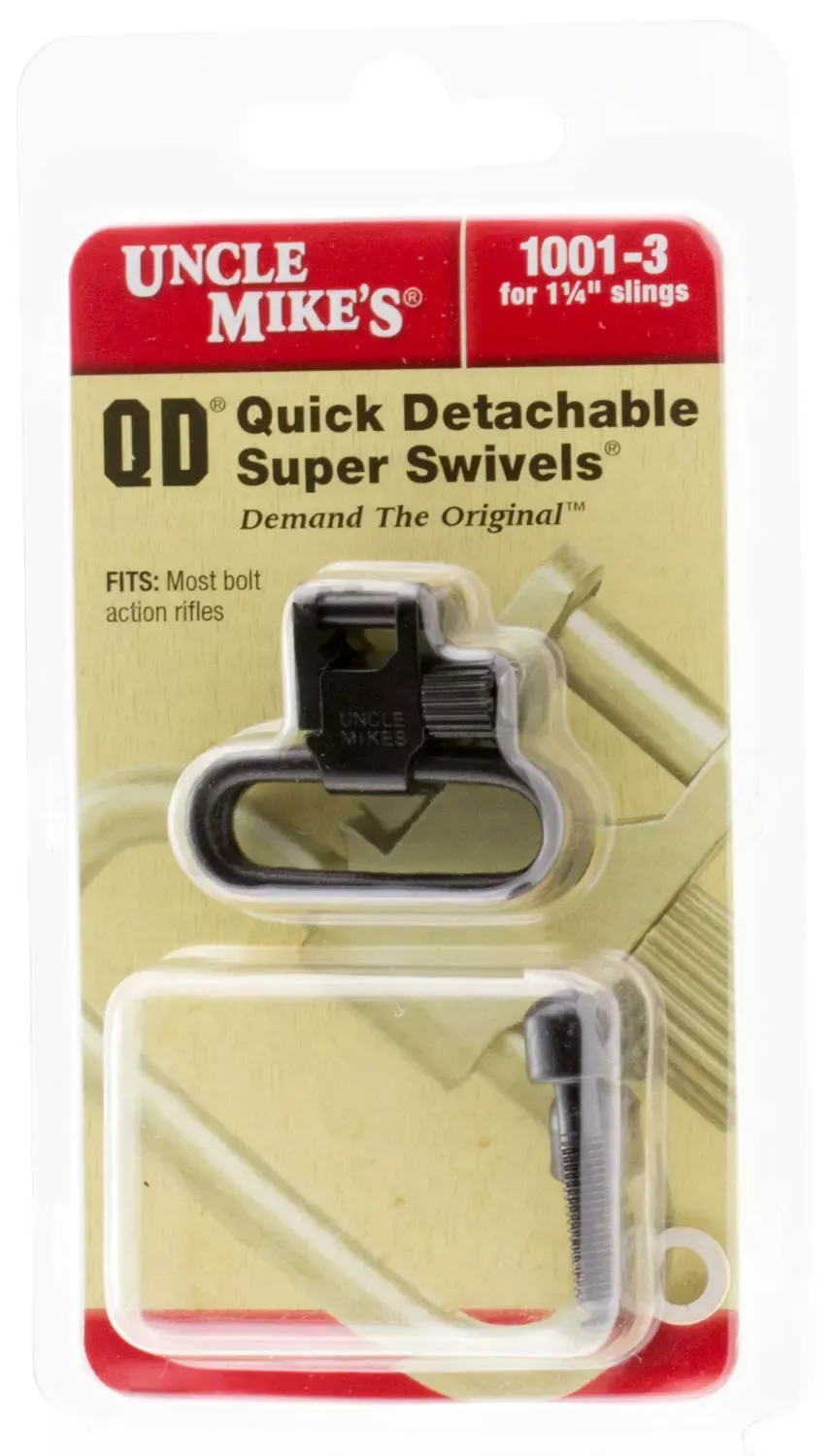 Uncle Mike’s Super SwivelBlack 1.25″ Quick Detach Rifle