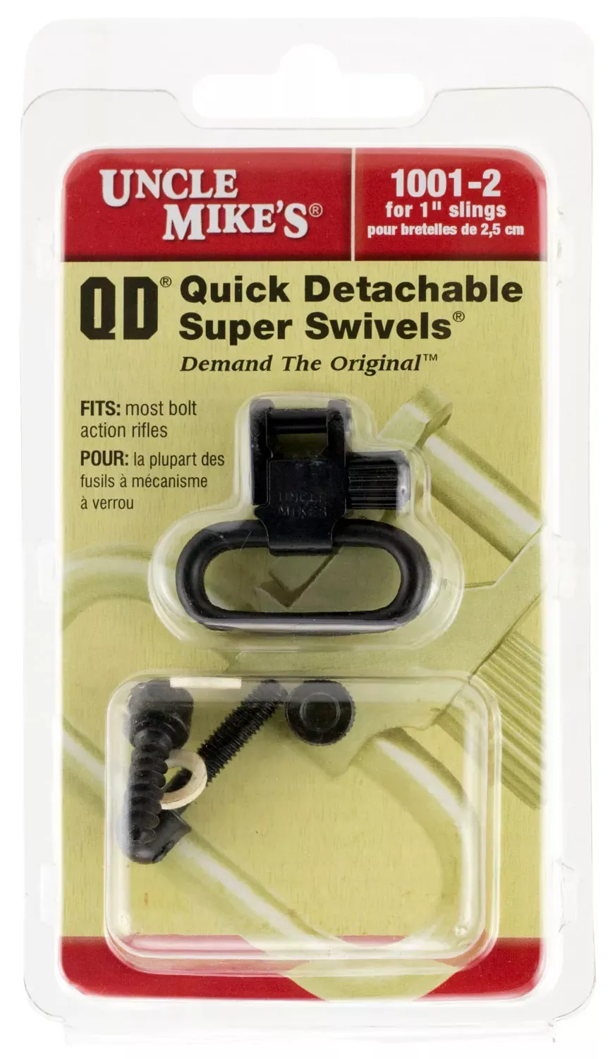 Uncle Mike’s Super SwivelBlack 1″ Quick Detach Rifle