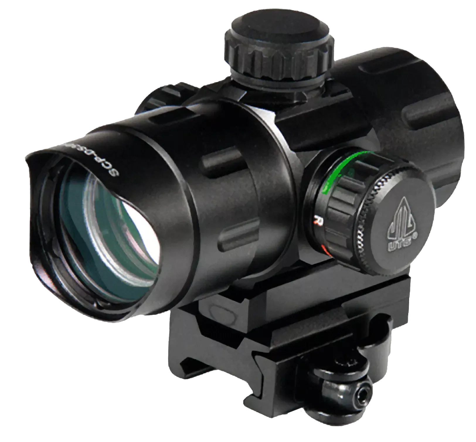 UTG ITA Red/Green Dot Sight – 4 MOA Red/Green CBQ Dot Reticle