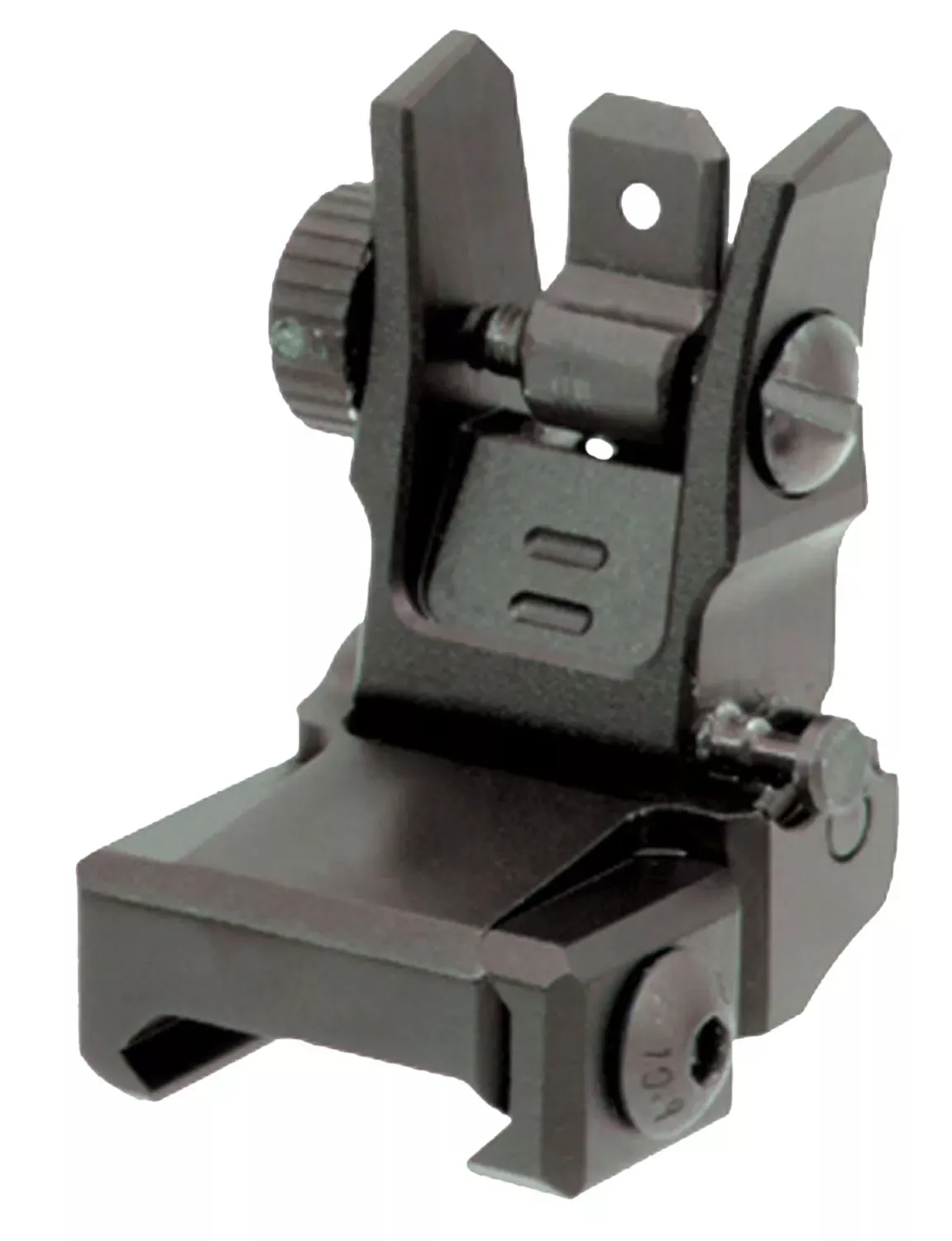 UTG Low Profile Rear Sight Folding Black for AR-15