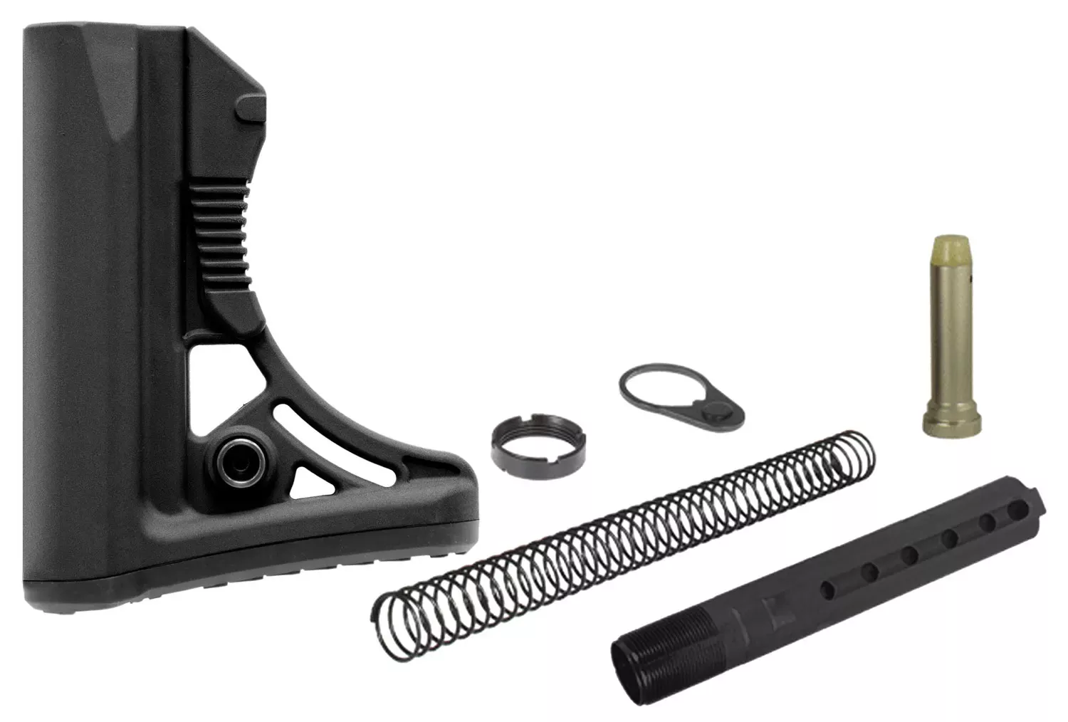 UTG Pro Mil-Spec OPS Ready S3 Stock Kit Black Synthetic 6 Position for AR-15, M16