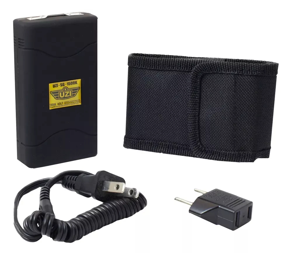 Uzi Accessories Stun Gun Black UZISG1500