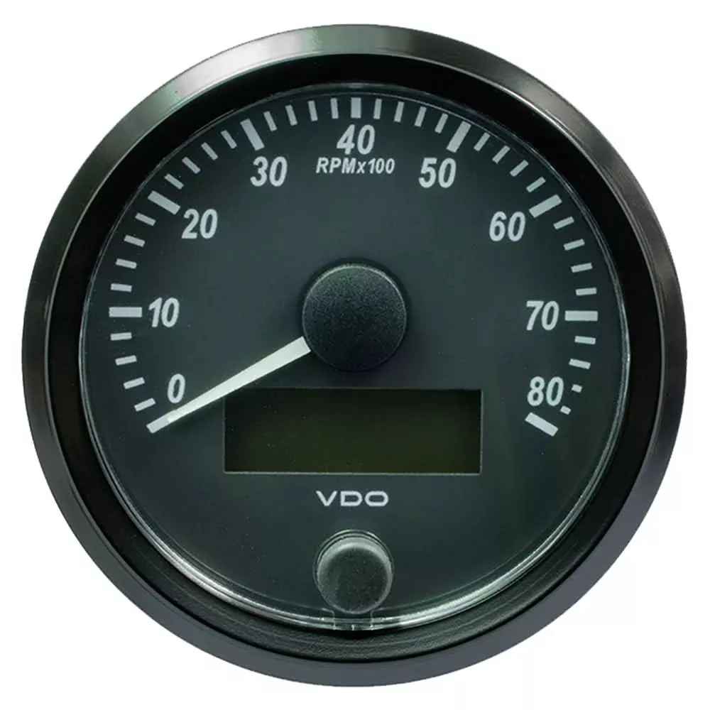 VDO SingleViu 80mm (3-1/8″) Tachometer – 8000 RPM – A2C3833020030