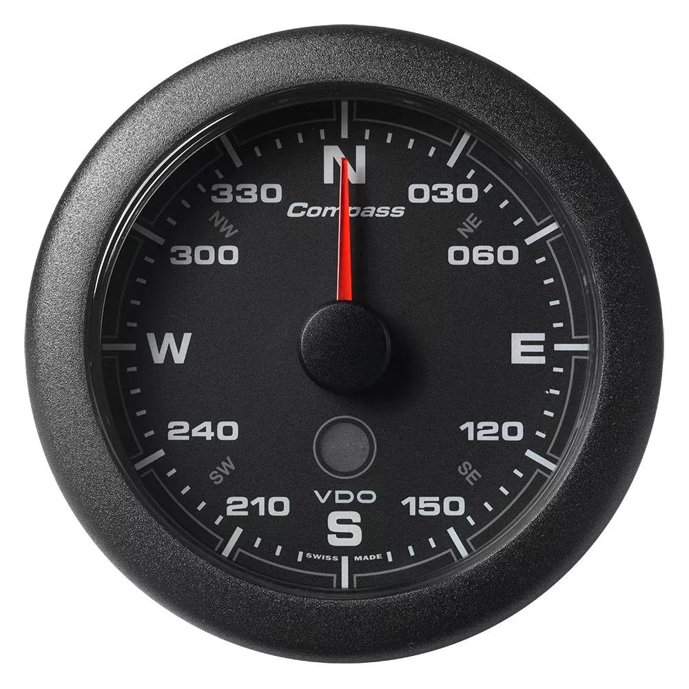 Veratron 3-3/8″ (85MM) OceanLink Compass – 360 – Black DialBezel [A2C1957380001]