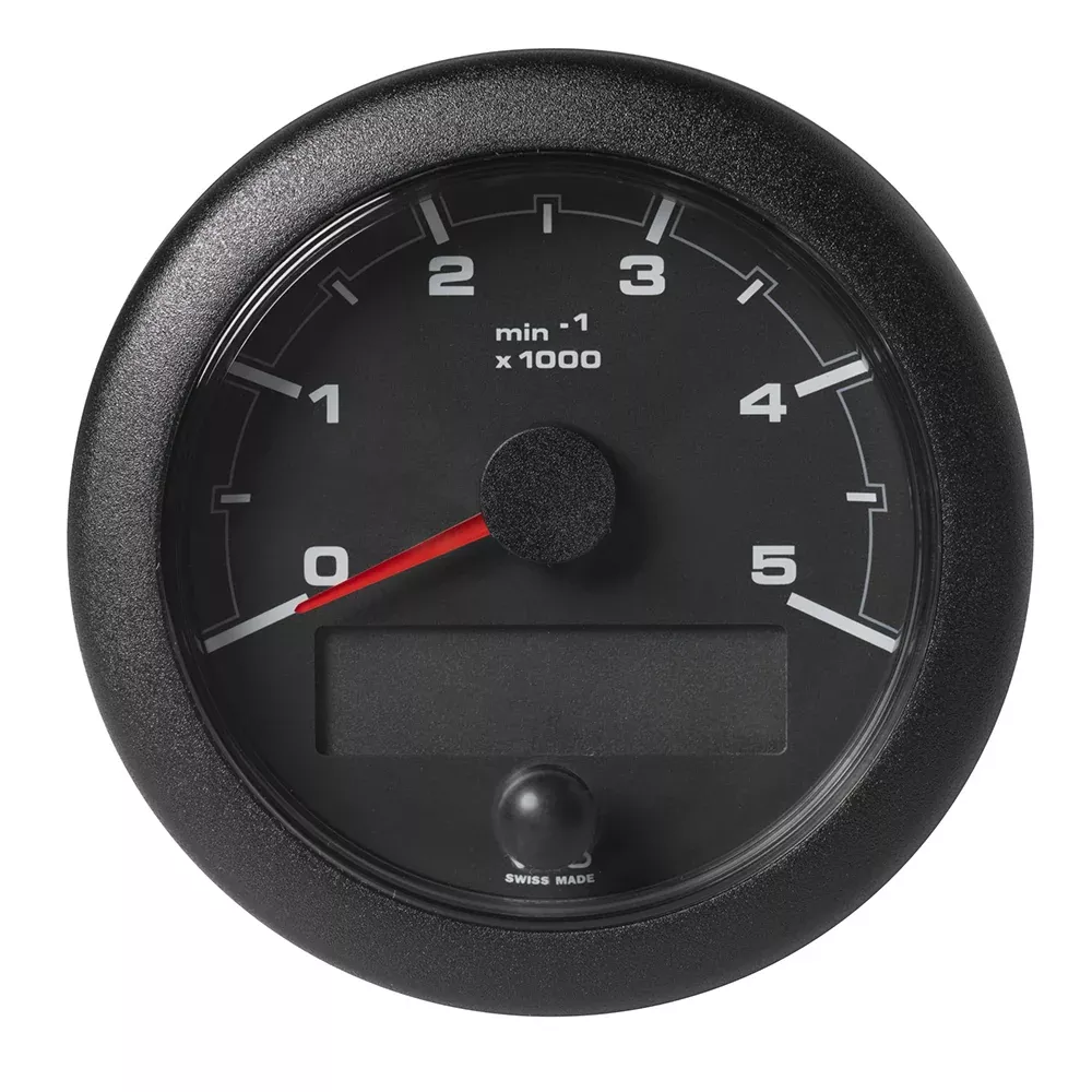 Veratron 3-3/8″ (85MM) OceanLink NMEA 2000 Tachometer – 5000 RPM – Black DialBezel [A2C1065720001]