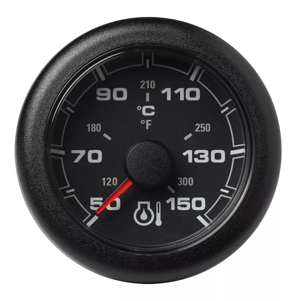 Veratron 52MM (2-1/16″) OceanLink Engine Oil Temperature 150C/300F – Black DialBezel [A2C1065850001]