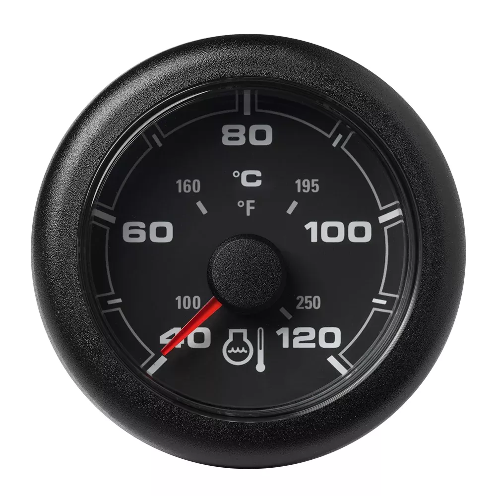 Veratron 52MM (2-1/16″) OceanLink Temperature 120C/250F – Black DialBezel [A2C1065950001]