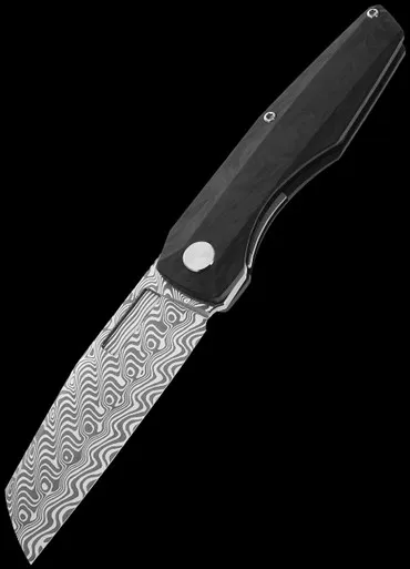 Vero Axon Damast Folding Knife