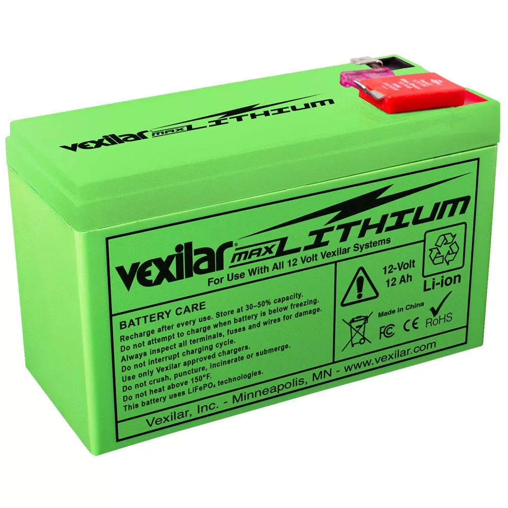 Vexilar 12V – 12 AH Max Lithium Battery