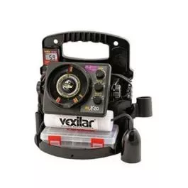 Vexilar FLX-20 Pro Pack II with 12 Degree Ice Ducer & Flasher Digital Depth and Battery Indicator