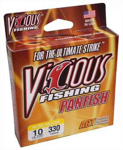 Vicious Panfish Hi-Vis Yellow Mono