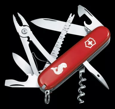 Victorinox Angler 91mm Red Folding Knife