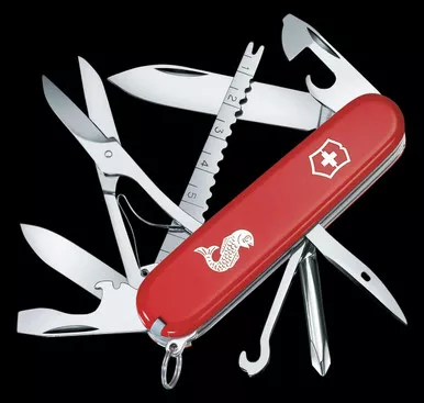 Victorinox Fisherman 91mm Red Folding Knife