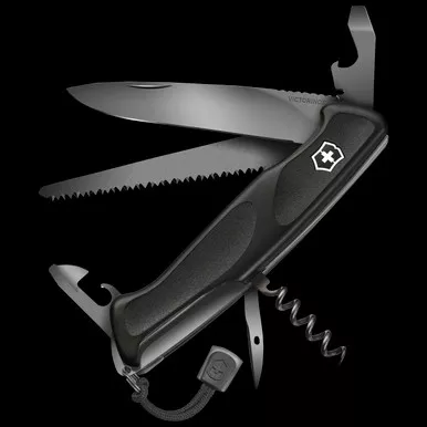 Victorinox Ranger 55 Onyx Black 130mm Folding Knife
