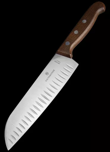 Victorinox Wood Santoku Fixed Blade