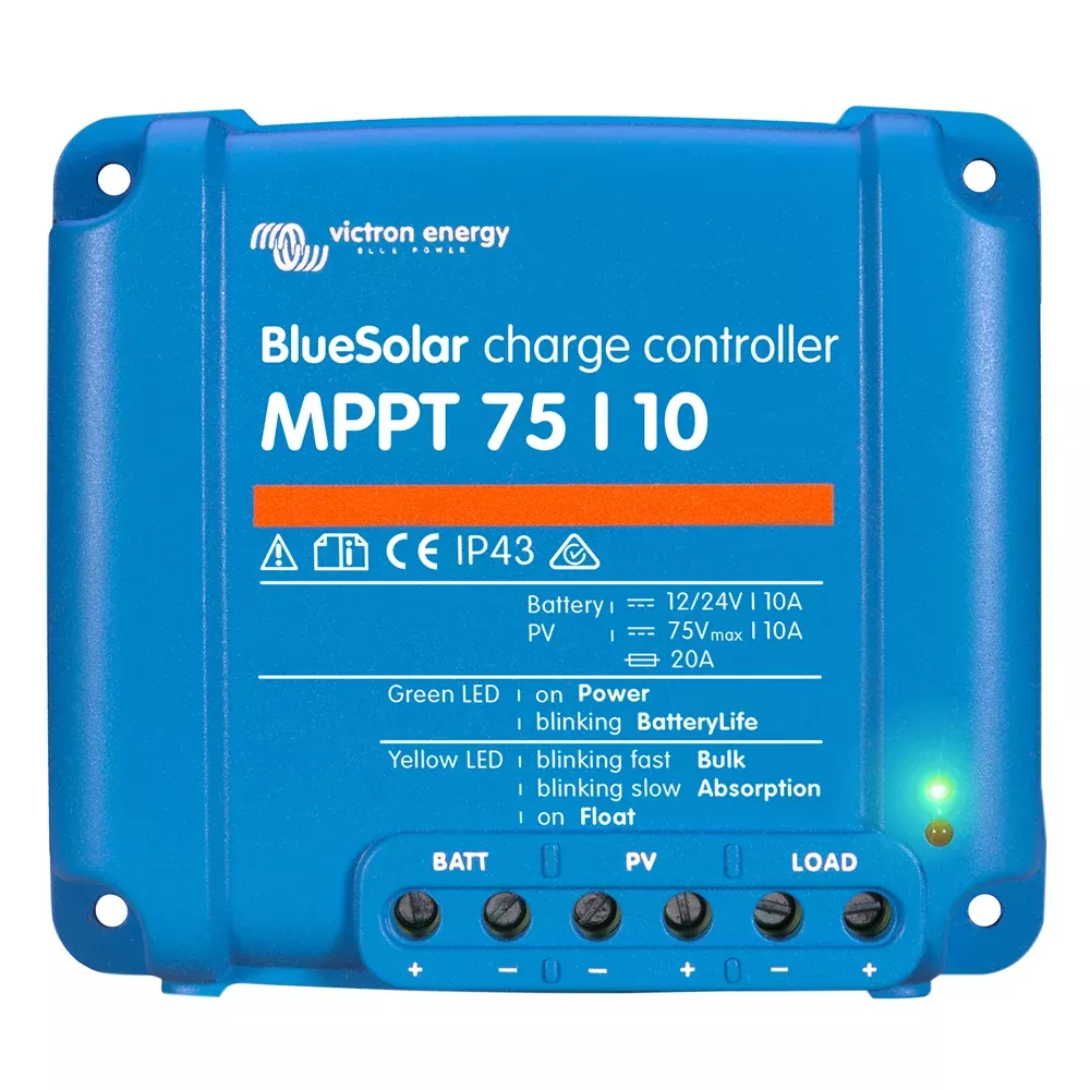 Victron BlueSolar MPPT Charge Controller – 75V – 10AMP (UL 1741) [SCC010010050R]