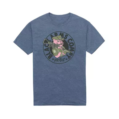 VIKTOS Men’s The Pig Navy Heather T-Shirt (18125)