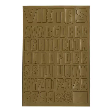 VIKTOS Moralphabet OSFA Hook and Loop Letters