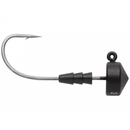 VMC Redline Tungsten Ned Head Jig - 1/4 OZ. - Matte Black