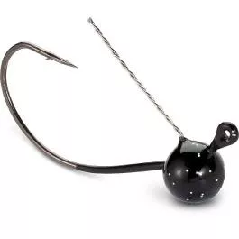 VMC Wacky Weedless Jig - 1/8 oz. - Black - 4 Pack