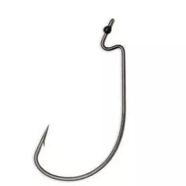 VMC WG Wide Gap Hooks - Black Nickel - #1/0 - 25pk.