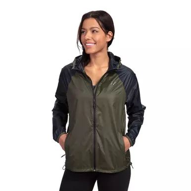 VORTEX Women's Storm Silencer Rain Breaker Forest Night Jacket (122-24-FNI)