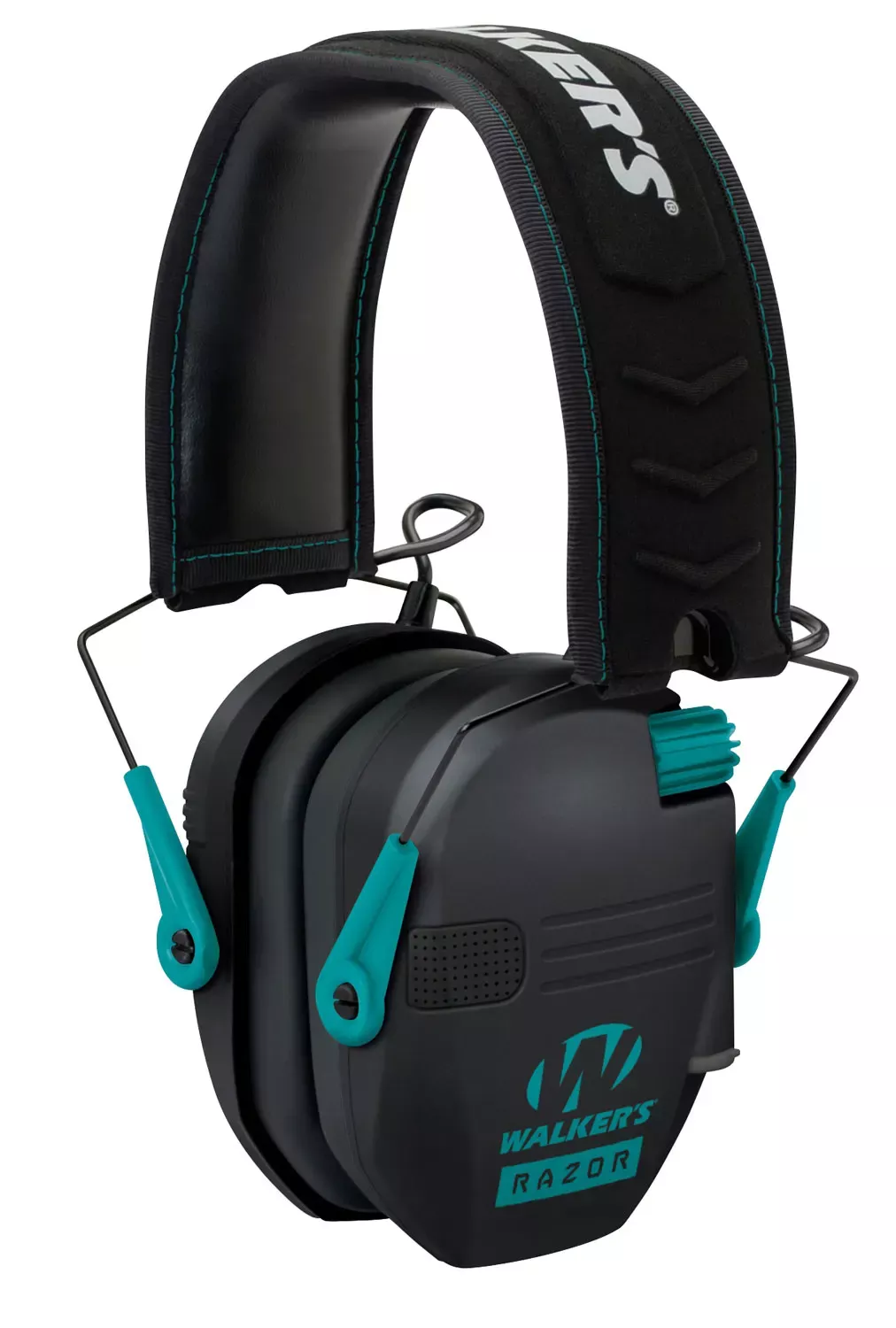 Walker’s Razor Slim Electronic Muff Polymer 23 dB Over the Head Black Ear Cups, Adult
