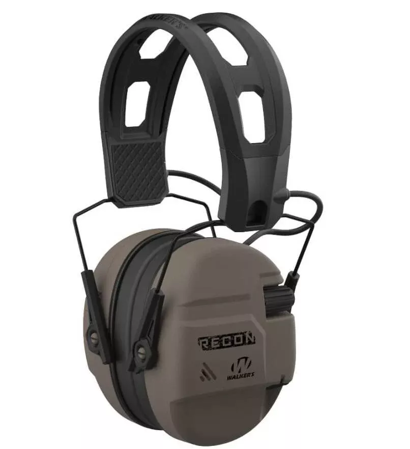 Walker’s Recon Digital Electronic Muffs, Flat Dark Earth• GWP-RECM-FDE