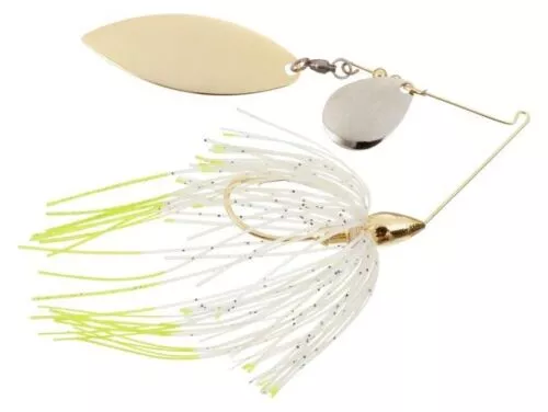 War Eagle Double Willow Spinnerbait- 1/2 Oz Hot Blue Herring #WE12GT50