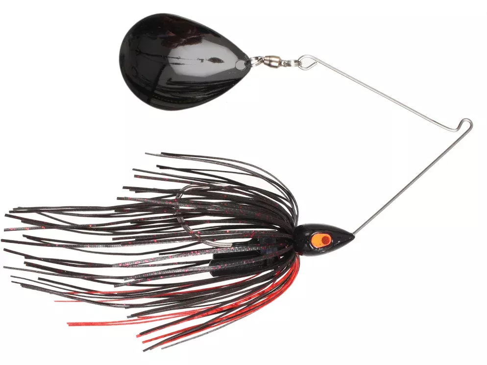 War Eagle Night Time Spinnerbait – Black Red #WE12PSBN38