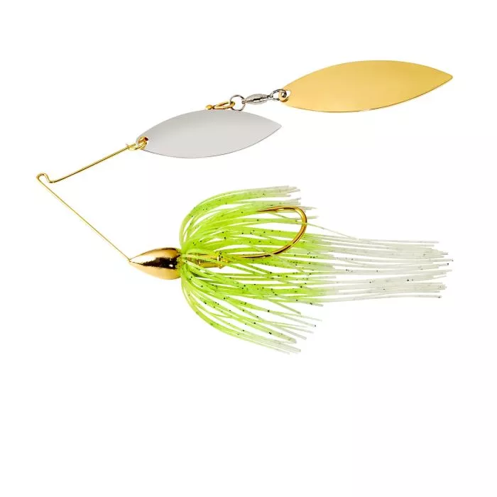 War Eagle Willow Fishing Spinnerbait 3/8 Oz – White Chartreuse #WE38GWR02