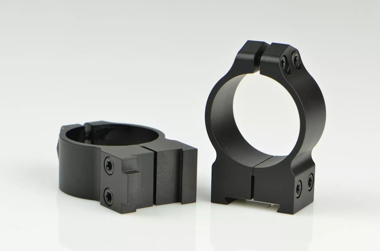 Warne 30mm CZ 550 Fixed Medium Matte Rings #14BM