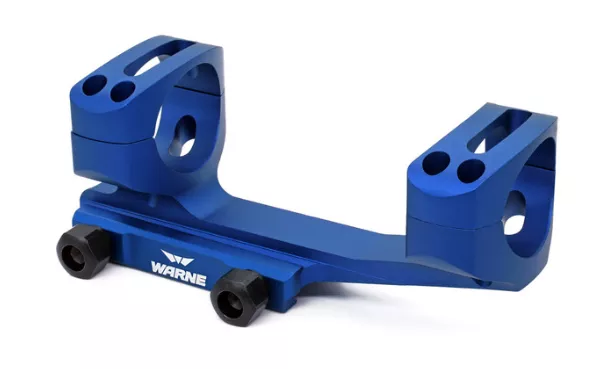 Warne Gen 2 Extended Skeletonized 30mm MSR Mount – Blue #XSKEL30BU