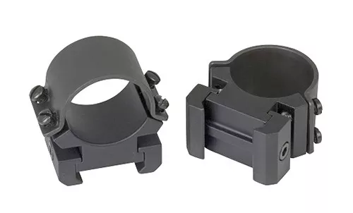 Weaver Mounts 49143 Sure Grip Scope Ring Set Windage Adjustable For Rifle Medium 1″ Tube Matte Black Steel