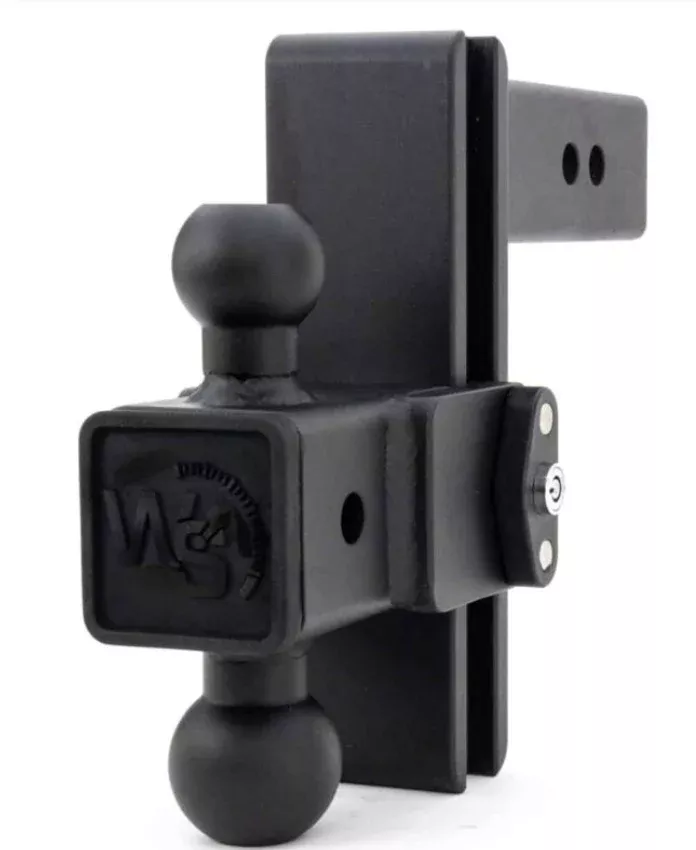 Weigh Safe Steel 180 Pro 8″ Adjustable Ball Mount, 2.5″ Shank• STB8-2.5-KA