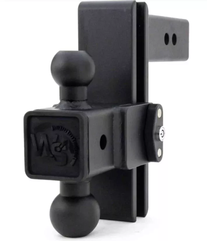 Weigh Safe Steel 180 Pro 8″ Adjustable Ball Mount, 2.5″ Shank• STB8-2.5-SET