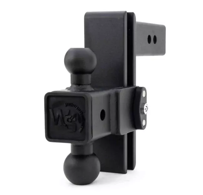 Weigh Safe Steel 180 Pro 8″ Adjustable Ball Mount, 2″ Shank• STB8-2
