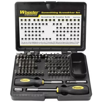 Wheeler Deluxe Gunsmithing Screwdriver Set #562194