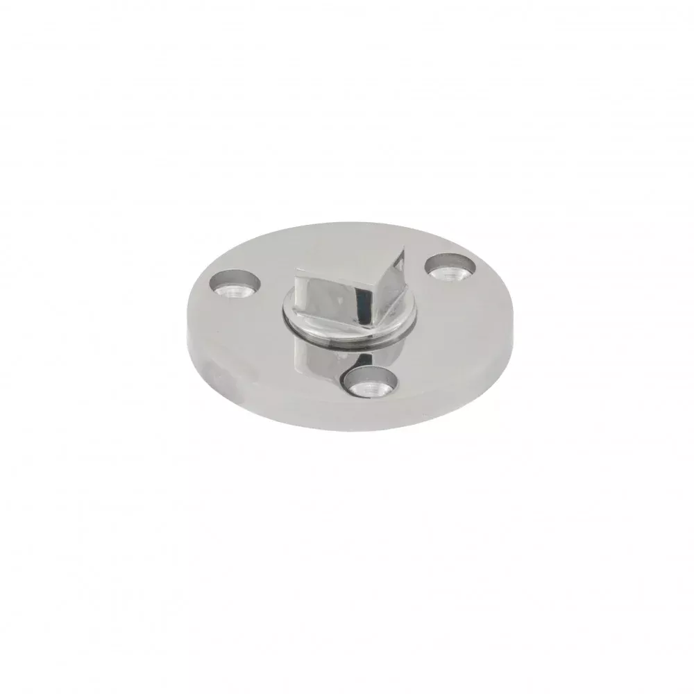 Whitecap 1/2" IPT Stainless Steel Garboard Flange & Drain Plug• 6351C
