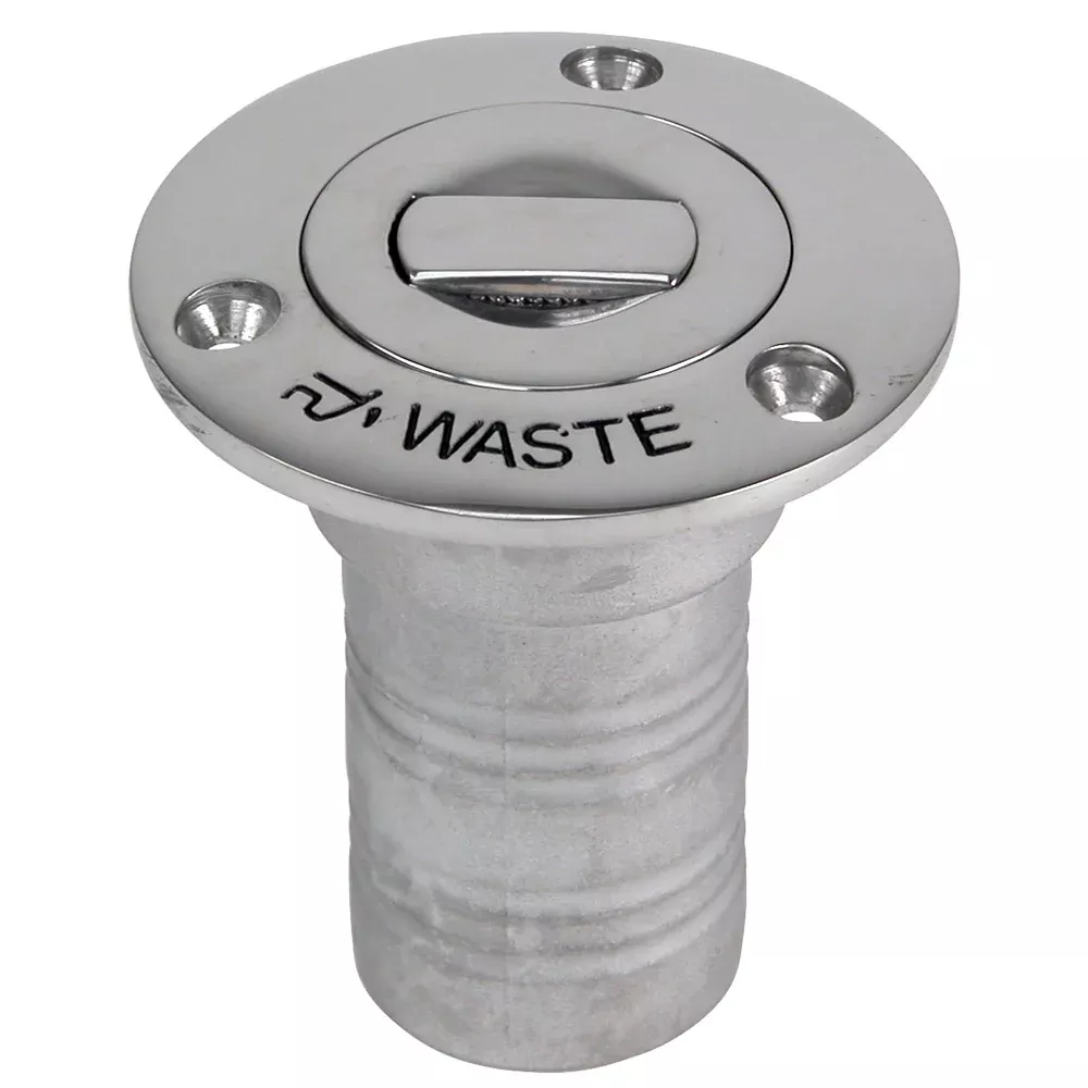 Whitecap Bluewater Push Up Deck Fill – 1-1/2″ Hose – Waste [6996CBLUE]