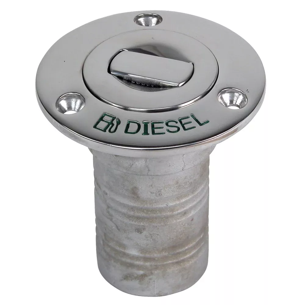 Whitecap Bluewater Push Up Deck Fill – 2″ Hose – Diesel [6895CBLUE]
