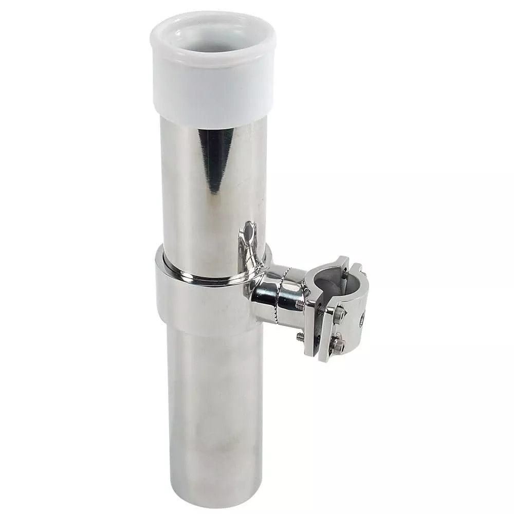 Whitecap Bluewater Series Rail Mount 10″ Rod Holder S.S. [S-7004CBLUE]