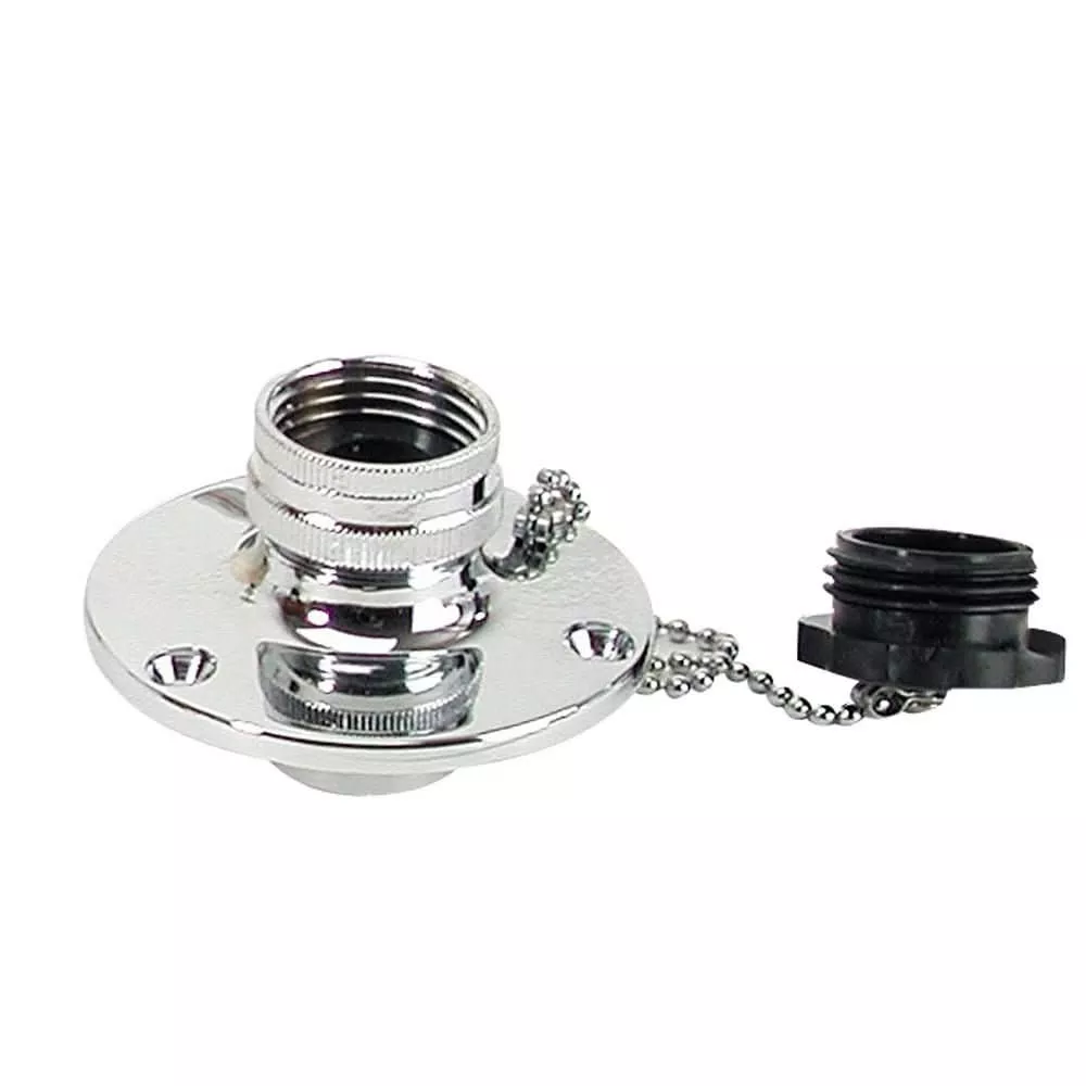 Whitecap C.P. Brass Inlet 2-3/4″ Base 1-1/2″ Depth [P-2455C]