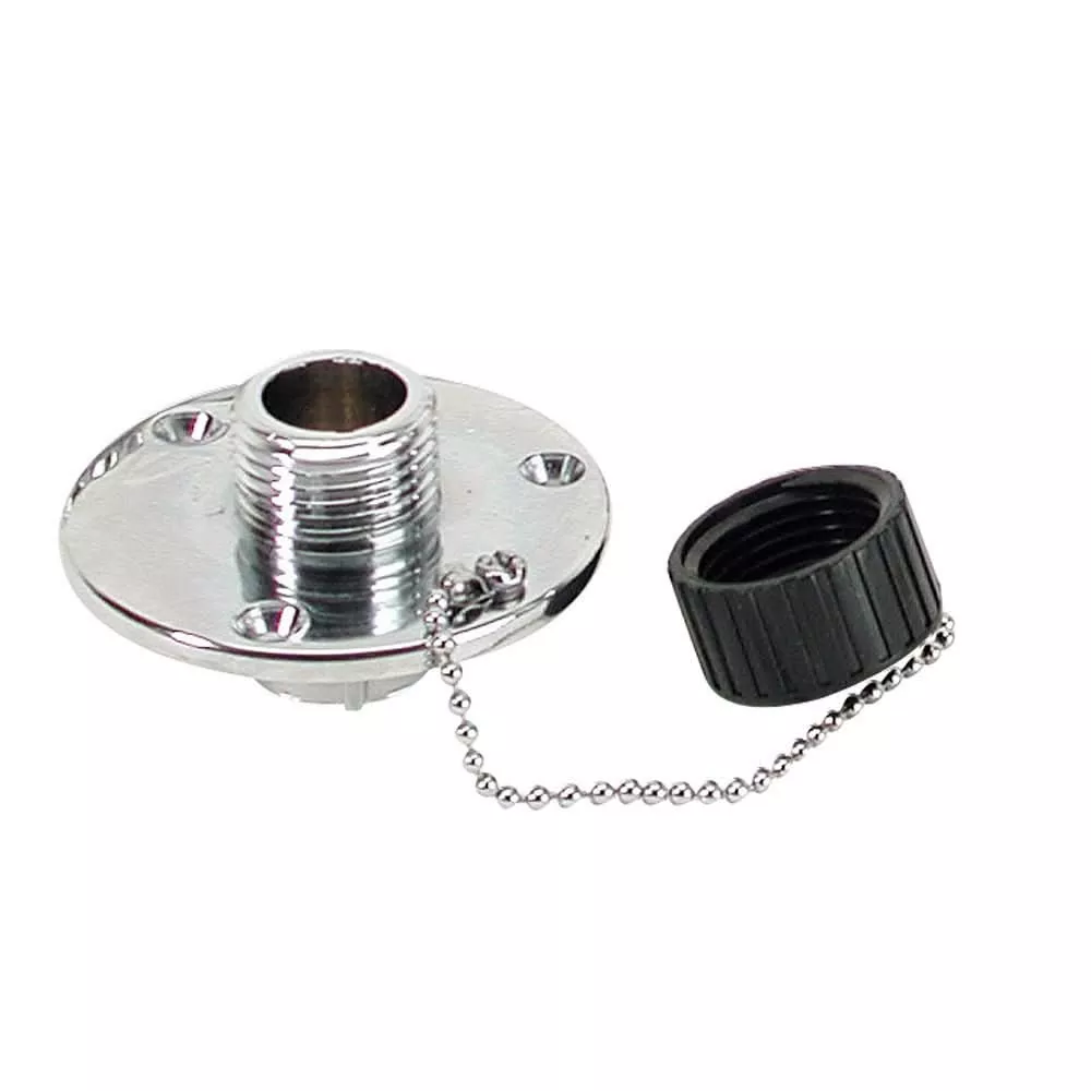 Whitecap C.P. Brass Outlet 2-3/4″ Base 1″ Depth [P-2454C]