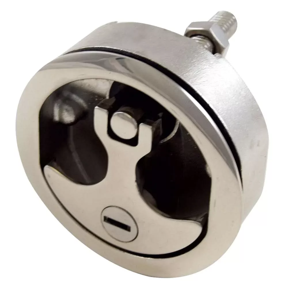 Whitecap Compression Handle - 316 Stainless Steel - Locking - 3" Outer Diameter - S-236C